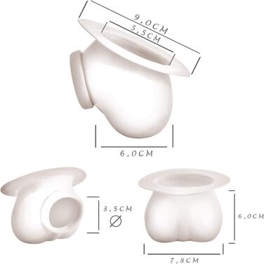 Латексний пеніс-чохол Toylie Ben, напівпрозорий з базою для кріплення до латексного одягу. Має кільце 3,5 см на стволі та мішечок. Виготовлено в Німеччині.