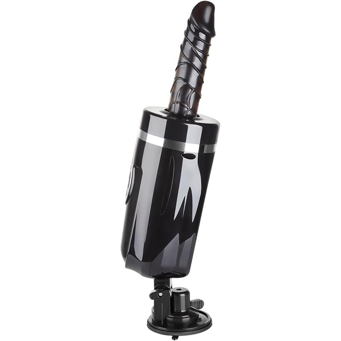 Вібратор EIS, масажер для тіла з функцією імпульсу, 40 см, перезаряджається, міцний присосок, 4 програми вібрації та 3 інтенсивності