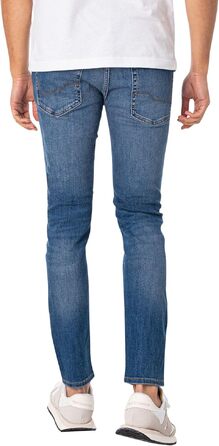 Чоловічі вузькі джинси Skinny Jack & Jones JJILIAM JJORIGINAL синього кольору, 36W / 32L