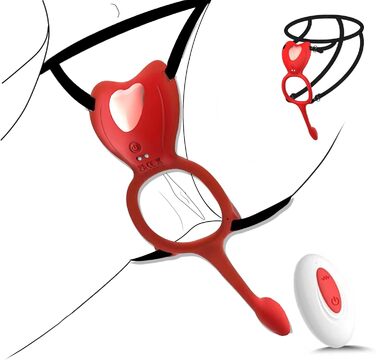 Набір вібраторів для жінок ZWFUN 3-в-1 з пультом дистанційного керування: анальні вібратори, стимулятори клітора, Dildo для G-точки. 10 режимів, анальні плагіни.