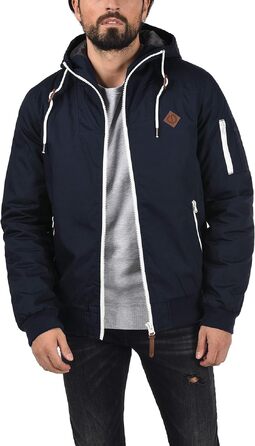 Чоловіча демісезонна куртка-вітровка Solid SDTilly, темно-синя (Insignia Blue), розмір L