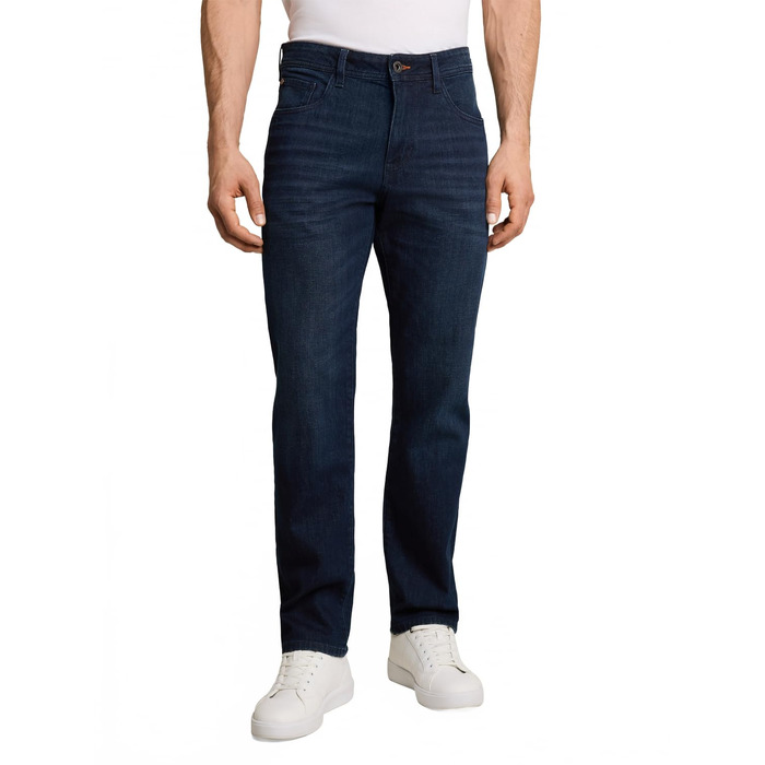 Чоловічі джинси Tom Tailor TTMARVIN Straight з ефектом Stretch, колір Rinsed Blue Denim (40W / 36L)