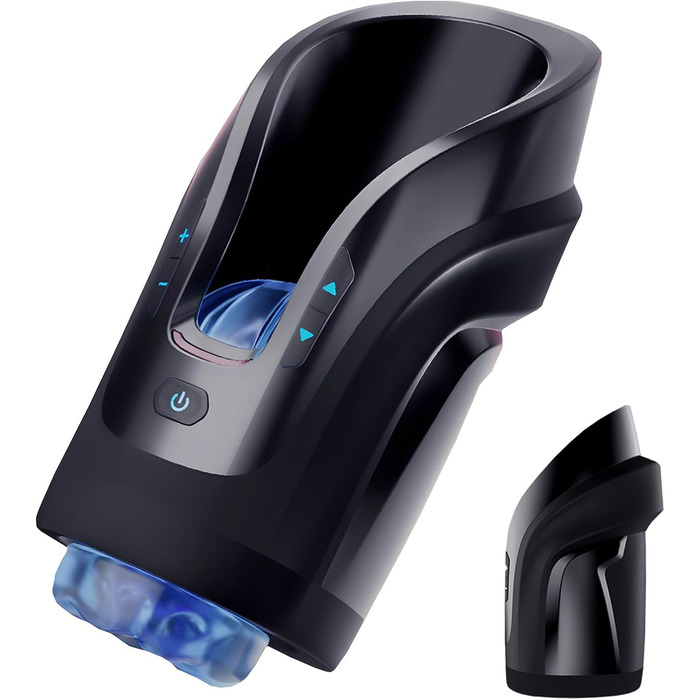 Електричний секс-іграшка для чоловіків з 5 швидкостей та 3D реалістичною вагіною, аудіо-інтеракція, телескопічний дизайн