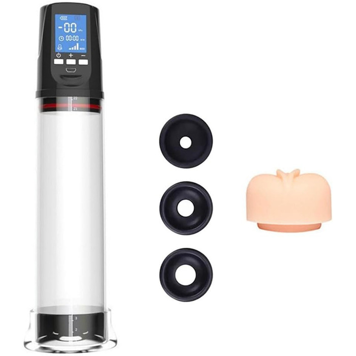 Електрична вакуумна помпа для збільшення пеніса RIVILA - 4 рівні, для чоловіків