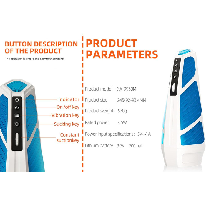 Масажер для чоловіків з 12 вібраціями та 5 режимами, стимулятор пеніса, секс-іграшка для чоловіків