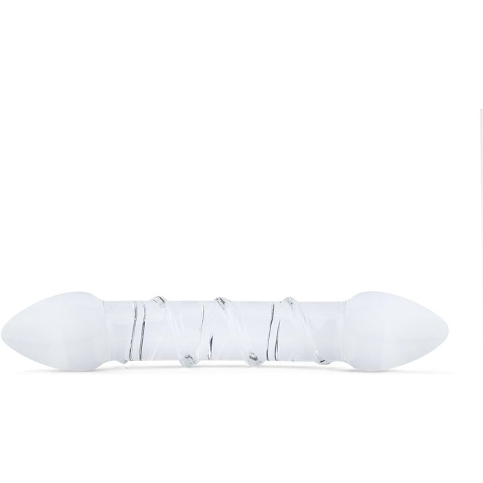 Дільдо Gildo з подвійним склом для G-точки/простати, прозорий №31