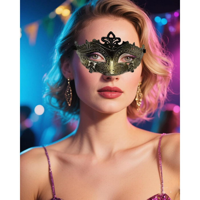 Маска для чоловіків у венеціанському стилі Vintage, ідеальна для вечірок, Хелловіну, балів та карнавалів