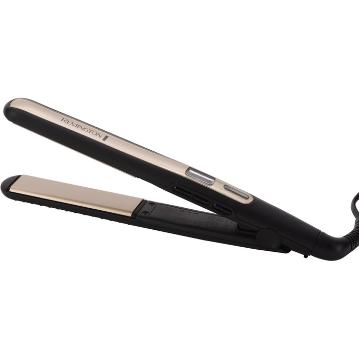 Випрямляч для волосся Remington Sleek & Curl S6500 з керамічним покриттям Ultra-Turmalin, LCD-дисплеєм, 150-230°C для випрямлення та створення локонів
