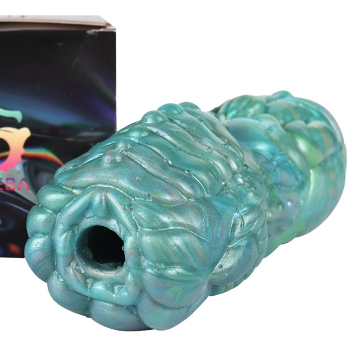 Іграшка для чоловіків Jixaxe Alien Monster - реалістична мастубаційна іграшка з вагінальним та анальним отвором, компактна, 3D, для соло