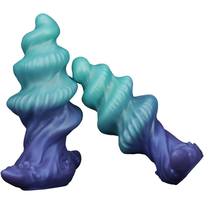 Анальний плагін Jixaxe з різьбою, великий дildo, м'який силікон, стимулятор G-точки, масаж простати, тренажер, SM-іграшка для початківців (L)