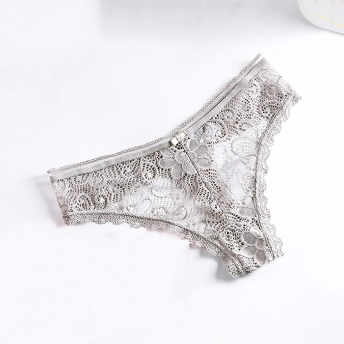 Сексуальні жіночі труси-танга з мереживом, 3 шт./набір, низька талія, безшовні G-стрінги, червоний колір, розмір XL