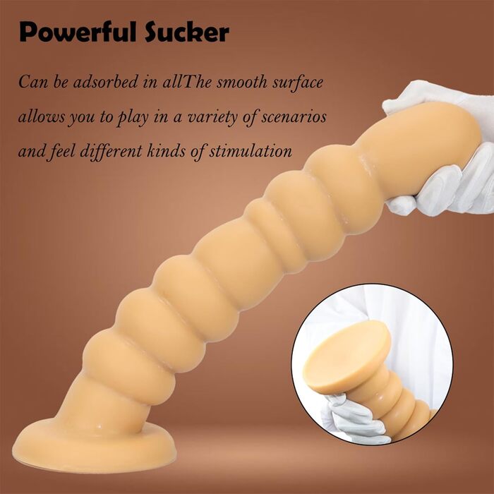 Масажер для простати та G-точки Yasexx Giant Anakugenthread з присоскою. Підходить для чоловіків та жінок