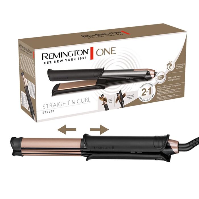 Фен для волосся Remington ONE з іонізацією D6077, 8 режимів, 4 насадки (дифузори, концентратори), швидке сушіння