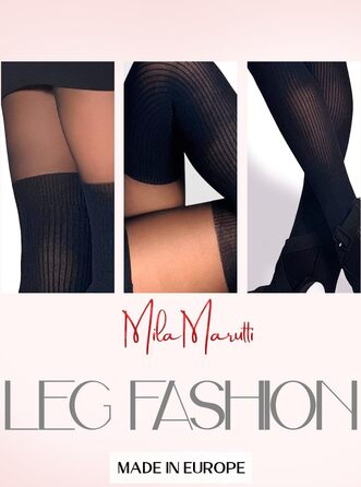 Чорні мереживні панчохи Milamurti з силіконовою стрічкою, висока посадка, XL