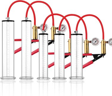 Вакуумний насос для збільшення пеніса з манометром, 44 мм - іграшка для чоловіків