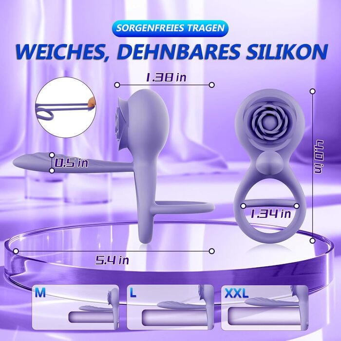 Вибромасажер для чоловіків: вібратор-кільце для пеніса з 9 режимами та пультом керування