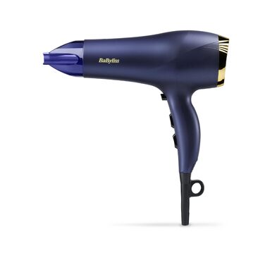 Професійний фен BaByliss Midnight Luxe 5781PE: потужний 2300W, іонна технологія Anti-Frizz, 3 режими температури та 2 швидкості, легкий