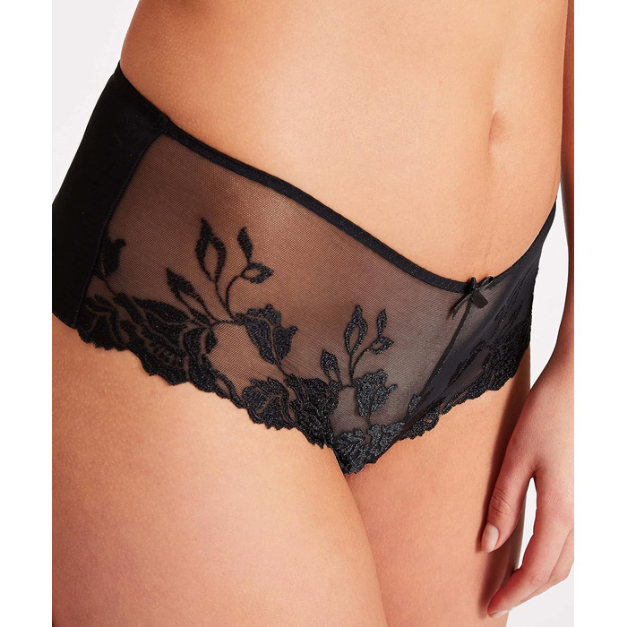 Aubade Softessence Hipster: жіночі труси, не прозорі, XS, чорний колір