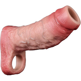 Реалістичний пеніс-чохол ZTHBYSB з потовщеним мошонкою, з рідкого силікону, для збільшення та затримки еякуляції, секс-іграшка для чоловіків та пар