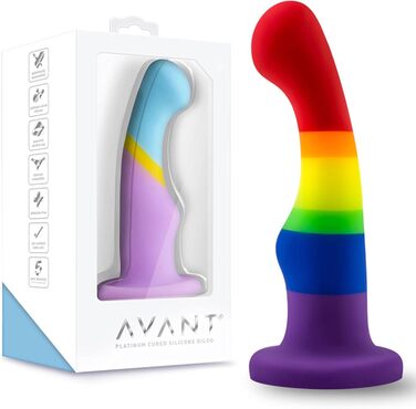 Силіконовий дildo для дорослих Sexspielzeug: гнучкий, гладкий, з матеріалу платини, вагінальна чаша, кольоровий (радуга)