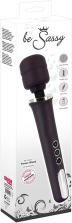 Масажний стрижень ORION 'Power Wand' - інтенсивний масажний стрижень для жінок та чоловіків, 10 режимів вібрації, 5 швидкостей, фіолетовий