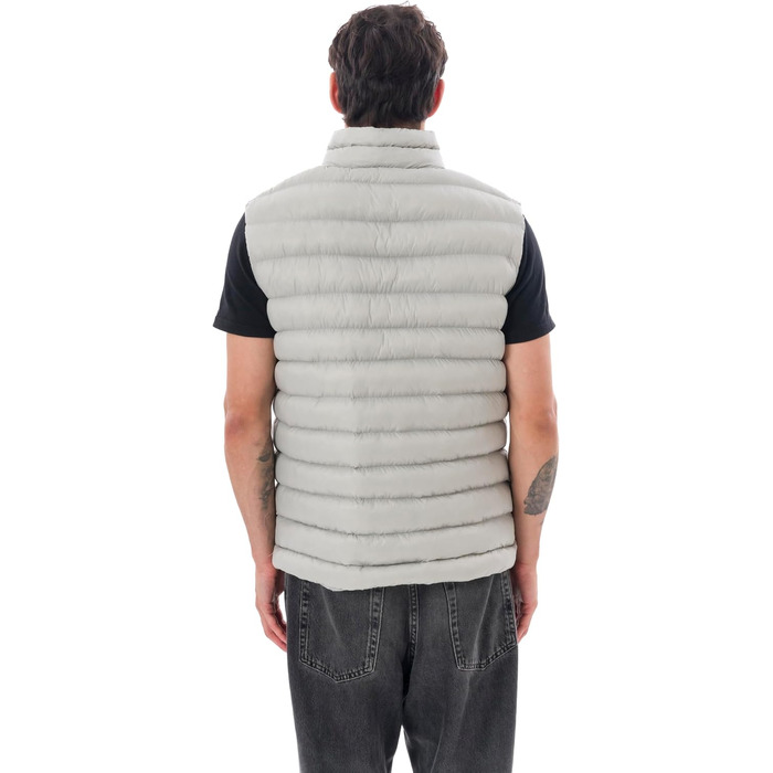 Чоловічий жилет-дутик Premium Puffer — м'яка тканина та підкладка, колір сірий (Stein), розмір XXL
