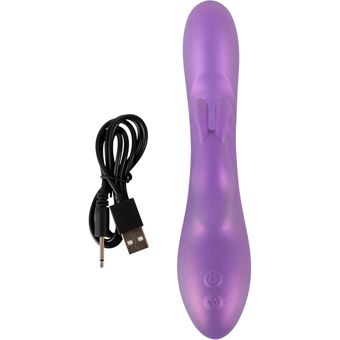 Вібратор-кролик Sweet Smile Lila, металевий, 3,3 см