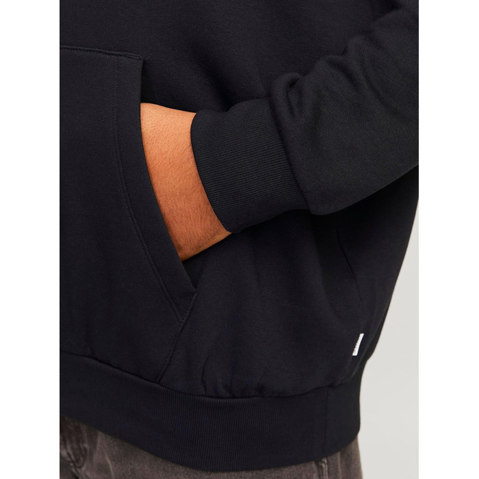 Чоловічий теплий худі з принтом JACK & JONES Basic Kapuzen Sweatshirt, колір Dusty Olive/Green, великий розмір 8XL