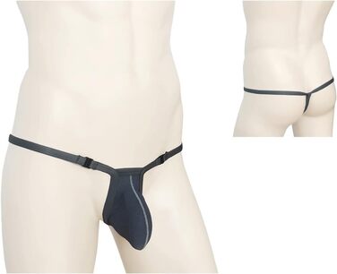 Сексуальна чоловіча спідня білизна Faringoto: комплект G-String Tanga, еластичний матеріал, розмір L, 8042-3colors01