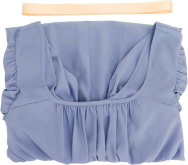 Футболка жіноча Damen Claic Empire-Taille 3XL блакитна світла (1 шт.)