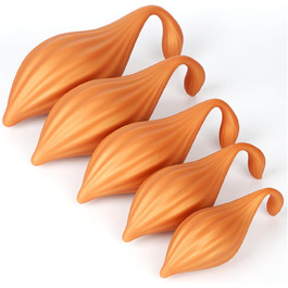 Анальний масажер Axcroo Riesige - великий силіконовий дилда для простати, золото XXL, для чоловіків та жінок