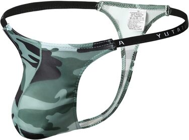 Танга чоловічі Faringoto, камуфляж, низька посадка, XL, 4 шт.