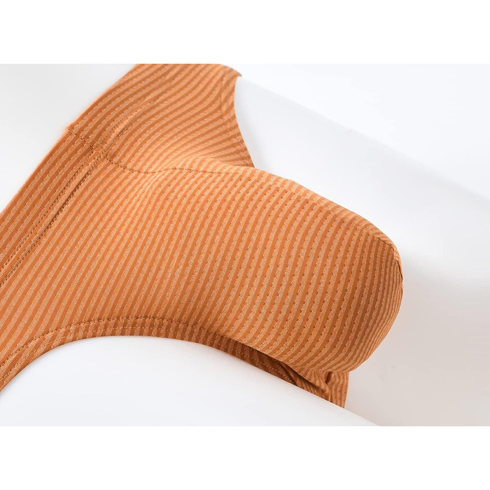 Чоловічі труси ZUOAIYIN з великою сіткою. Сексуальна білизна для чоловіків, виготовлена з поліестеру та спандексу. Розмір XL, колір: абрикосовий.