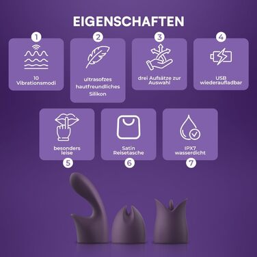 Вібратор для жінок: набір сексуальних іграшок, ліловий, тихий, для соло