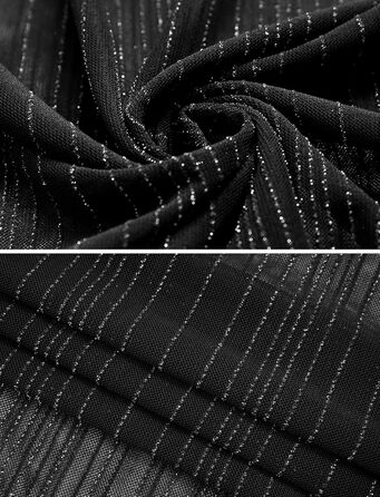 Чоловіча футболка AIEOE з блискучим дизайном - дихаюча клубна футболка з сітки, чорна