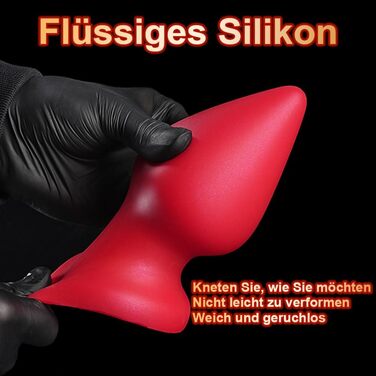 Анальний плагін NAIXBTY з силікону, XL, з присоскою для масажу G-точки та простати. Іграшки для дорослих для жінок та чоловіків