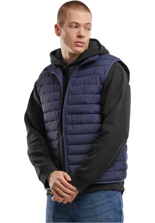 Легкий базовий жилет Urban Classics Basic Light Weight Vest, темно-синій, розмір S