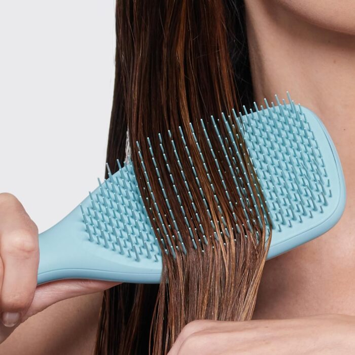 Щітка для волосся Tangle Teezer The Ultimate Detangler для вологого та сухого волосся, розплутуюча щітка для густого, кучерявого та довгого волосся, бірюзова