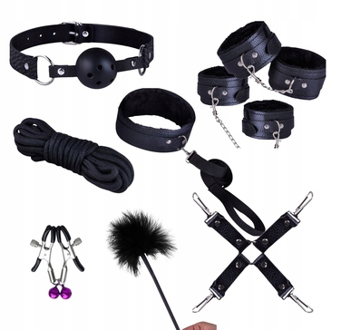BDSM-набір з 8 предметів, подарунковий набір для пари
