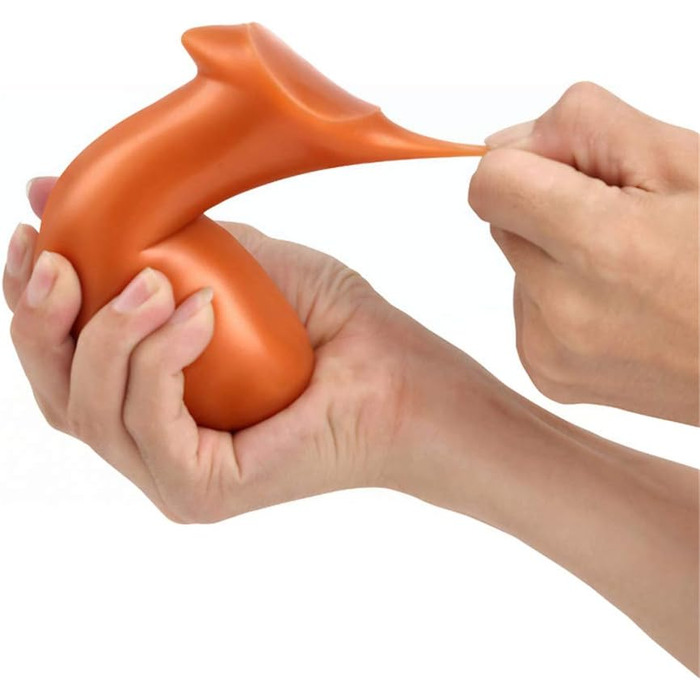 Анальний плаг ChicLSQ XXL (золото) - великий силіконовий аналізатор для масажу простати та стимуляції