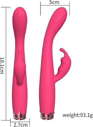 Вібратор Rabbit для жінок G-Spot, 10 режимів, чорний