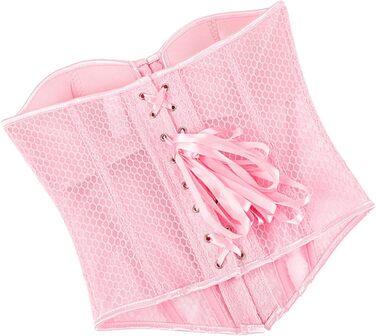 Топ-корсет жіночий Ренесанс з сітчастими вставками для вечірніх образів – побачення, осінні образи, милий топ для вечірки, клубу, бретельний топ з корсетним шнуруванням (#02-рожевий, XS)