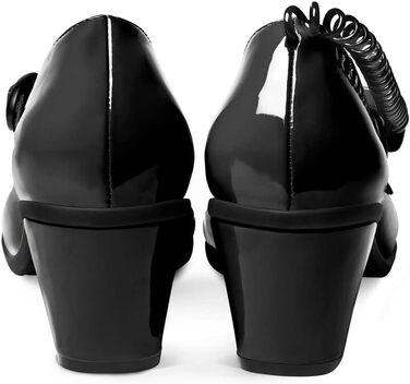 Жіночі туфлі Mary Jane Hot Chocolate Design Chocolaticas Funky Ballerina, чорні, розмір 39 EU, модель Call Me