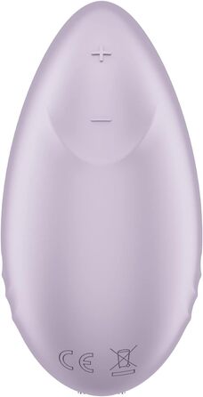 Satisfyer Tropical Tip Connect: Вібратор кліторальний Bluetooth, водонепроникний (IPX7), ергономічний, силіконовий, фіолетовий