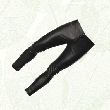 Чоловічі шкіряні штани Lederhosen Slim Fit, чорні - для костюмів та косплею