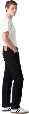 Чоловічі джинси Levi's 505 Regular Fit чорного кольору, розмір 34W/32L