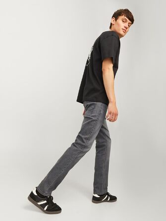 Чоловічі джинси Jack & Jones Slim Fit JJIGLENN сірого кольору (29W / 32L)