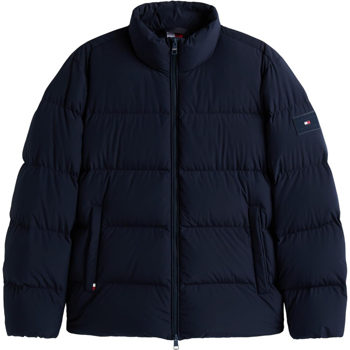 Чоловіча пуховика Tommy Hilfiger Down Stand з коміром-стійкою, XXL, колір Blue (Desert Sky)