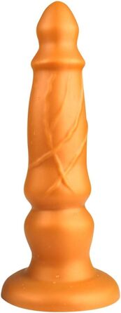 Анальний плаг Stoss 22 см з рідкого силікону, класичний дилда з потужним присоском, гнучкий, для жінок, пар, преміум-якість