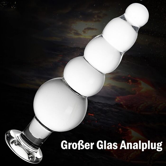 Анальні кулі 6 см зі скла для чоловіків XXL, анальна ланцюг, анальний плагін з 5 кульками, 21 см, прозорий кришталевий анальний дилда, мастурбатор, сексуальна іграшка для жінок, пар, преміум якість